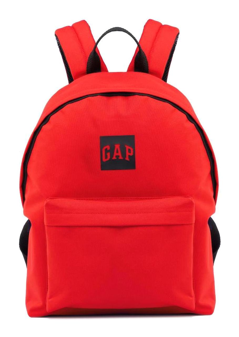 Gap 2 Gözlü Kırmızı Lise-Üniversite Unisex Sırt Çantası