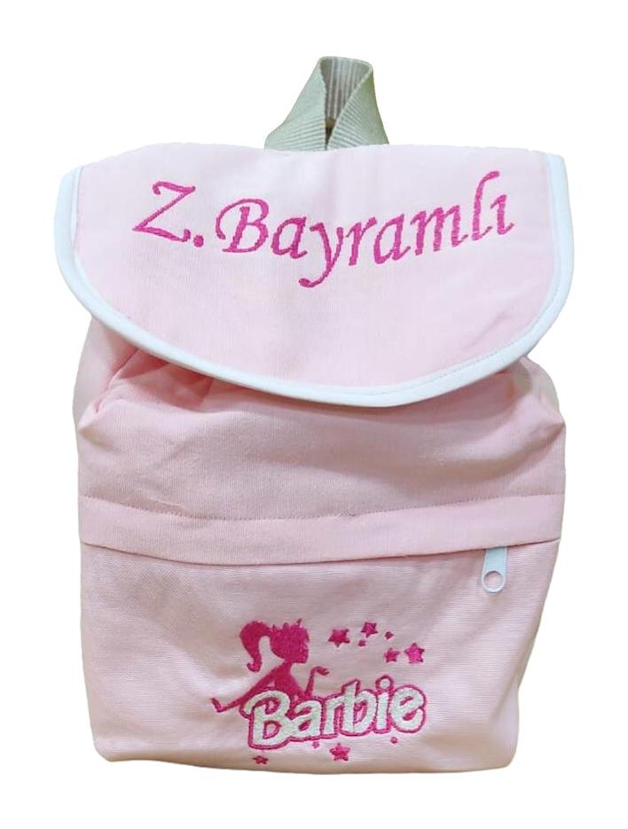 Sister Home Design Barbie 2 Gözlü Pembe Anaokulu Kız Çocuk Sırt Çantası