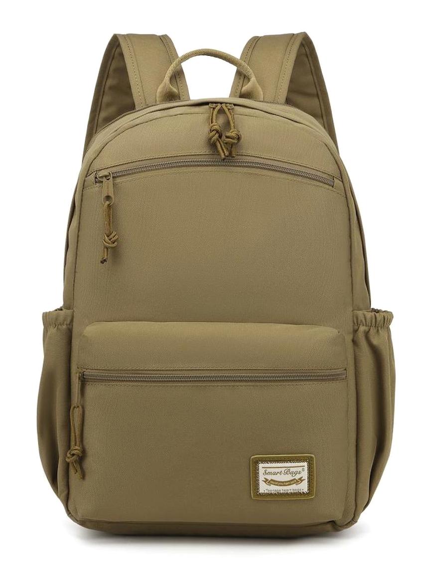 Smart Bags 3160 Çok Gözlü Kahverengi Lise-Üniversite Kız Çocuk Sırt Çantası