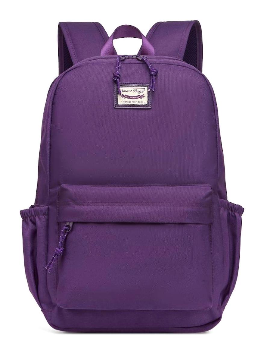 Smart Bags 3157 Çok Gözlü Mor Lise-Üniversite Unisex Sırt Çantası