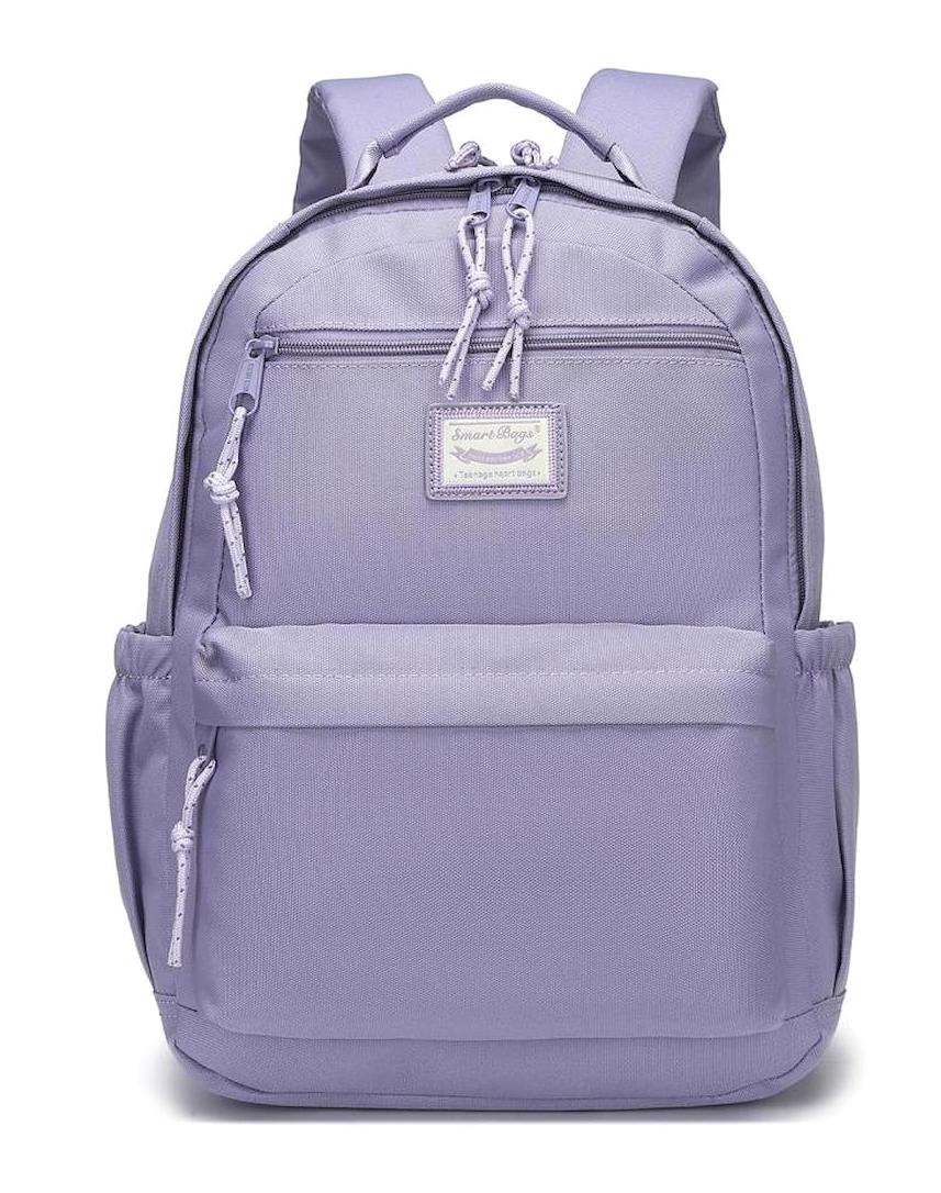Smart Bags 3198 Çok Gözlü Açık Mor Lise-Üniversite Kız Çocuk Sırt Çantası
