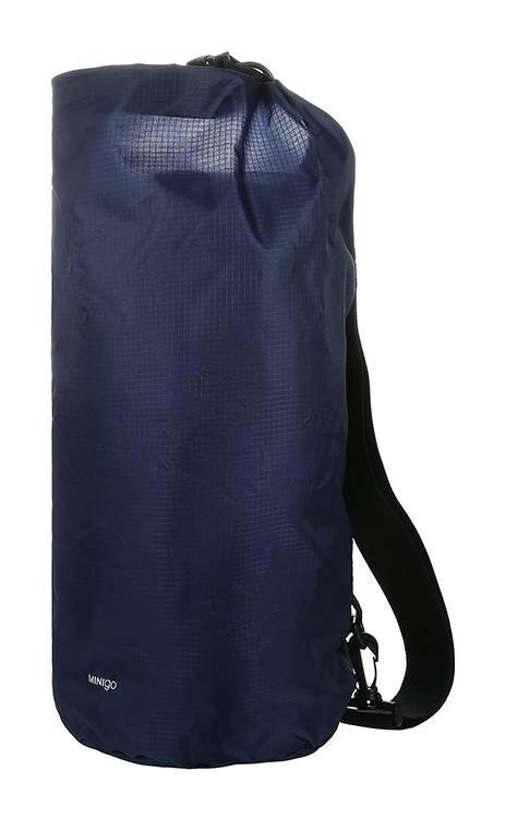 Miniso Su Geçirmez Tek Gözlü Lacivert Lise-Üniversite Unisex Sırt Çantası