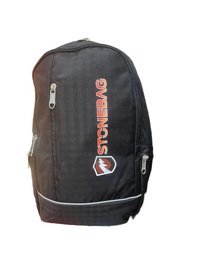 NK Stonebag Su Geçirmez 4 Gözlü Siyah Lise-Üniversite Unisex Sırt Çantası