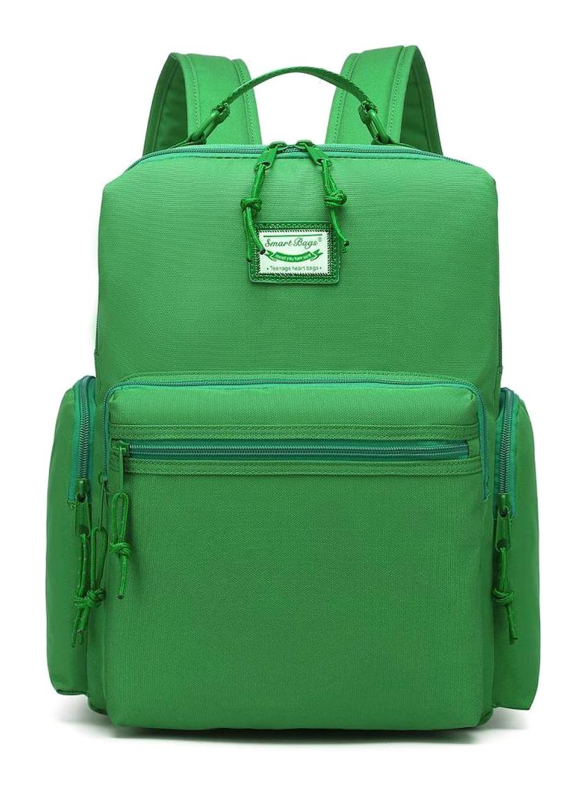 Smart Bags 3124 Çok Gözlü Yeşil Lise-Üniversite Unisex Sırt Çantası