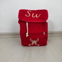 Sister Home Design 2 Gözlü Kırmızı Anaokulu Kız Çocuk Sırt Çantası