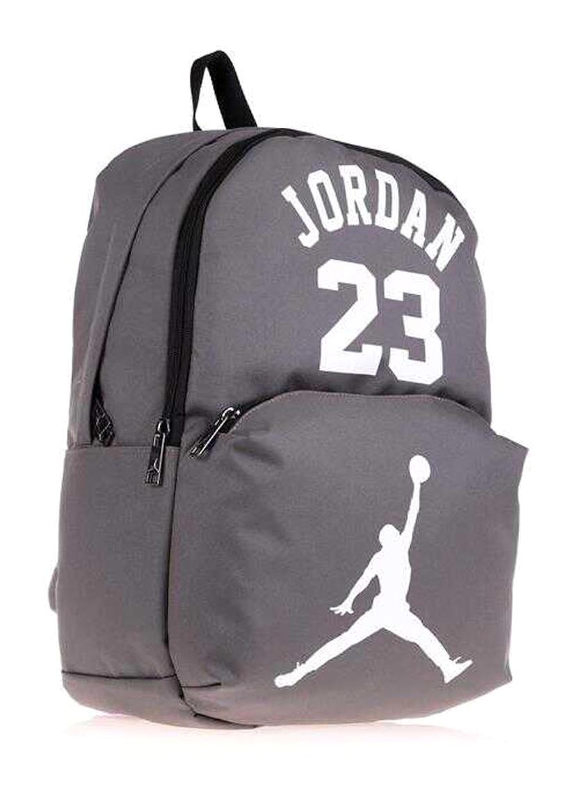 Kaukko Q3086 Jordan 3 Gözlü Gri Lise-Üniversite Unisex Sırt Çantası