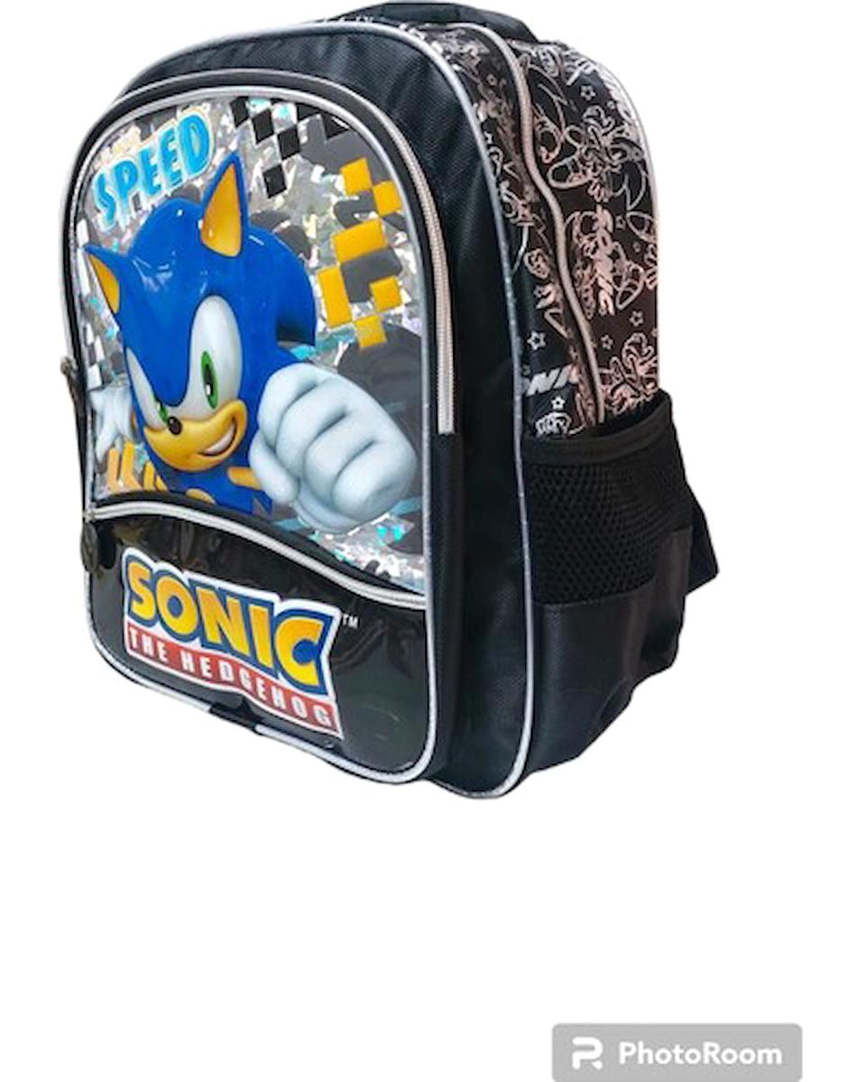 OBM Sonic Tek Gözlü Siyah Anaokulu Erkek Sırt Çantası