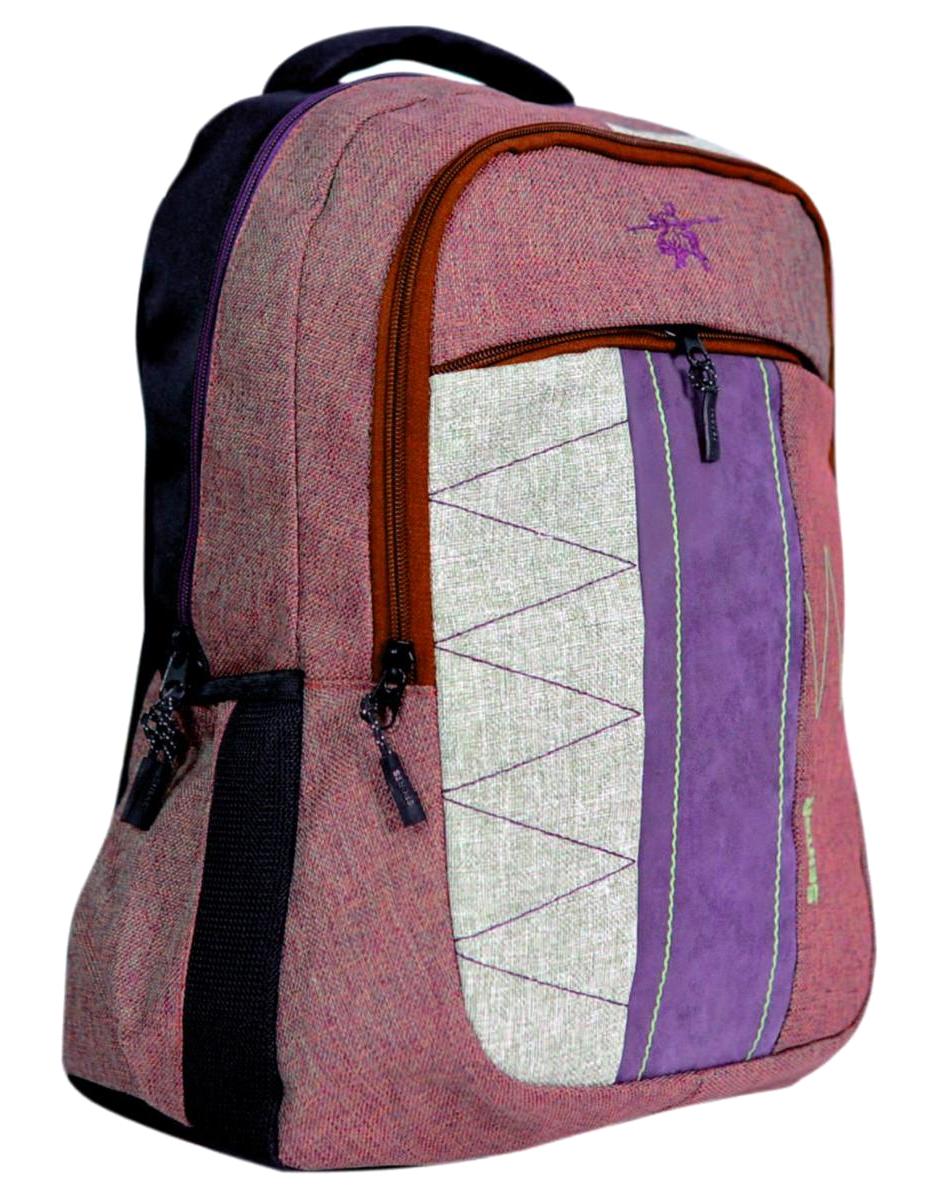 Sentor SN-549 3 Gözlü Pembe Lise-Üniversite Unisex Sırt Çantası