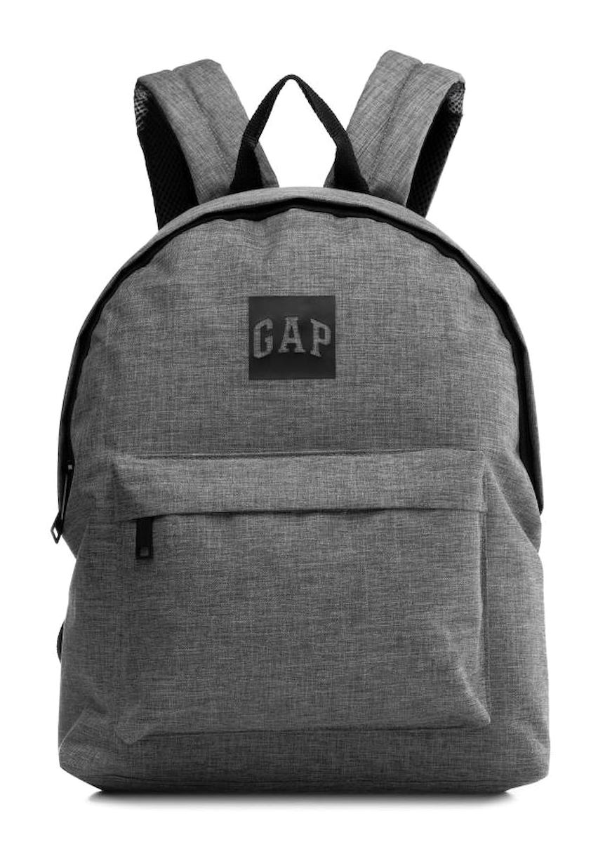 Gap 2 Gözlü Gri Lise-Üniversite Unisex Sırt Çantası