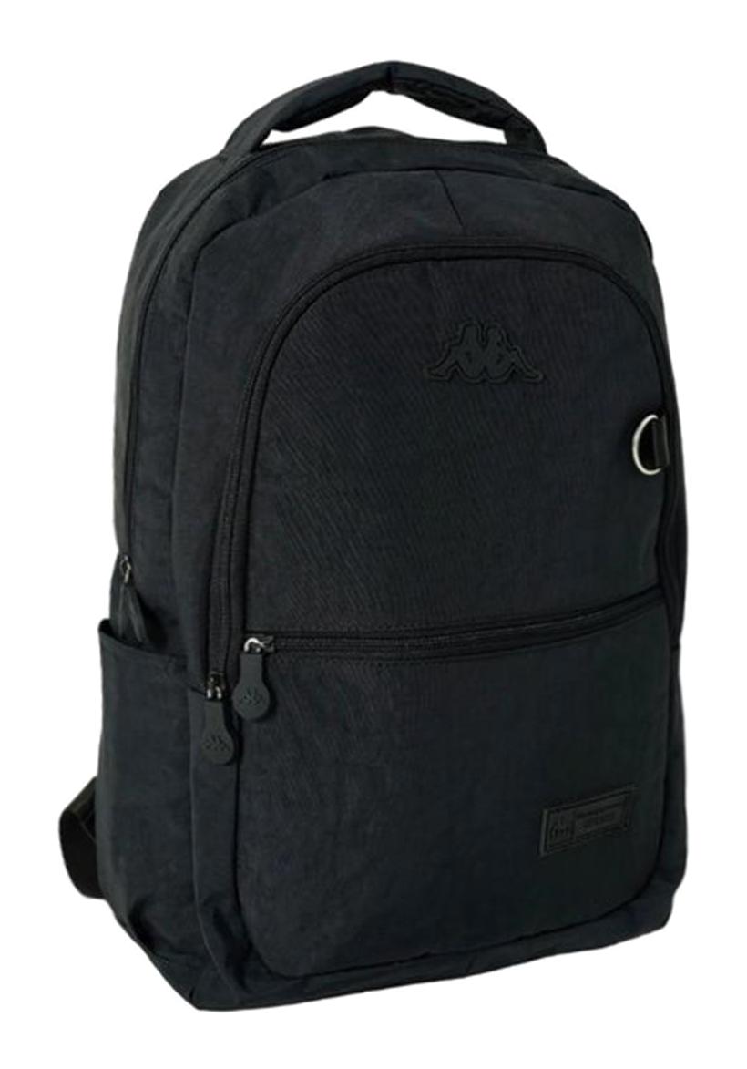 Kappa 2329 3 Gözlü Siyah Lise-Üniversite Unisex Sırt Çantası