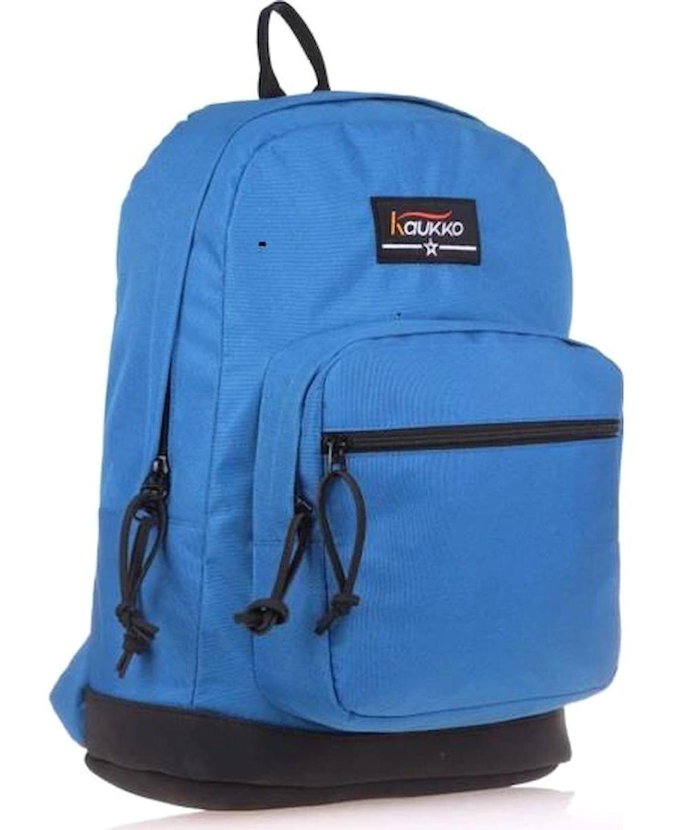 Kaukko Sport 3 Gözlü Mavi Lise-Üniversite Unisex Sırt Çantası