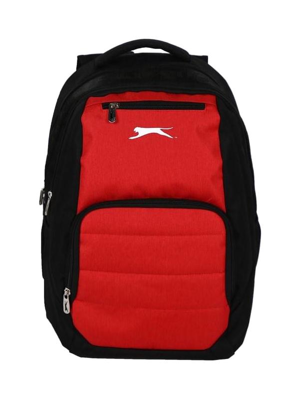 Slazenger 6 Gözlü Kırmızı Lise-Üniversite Unisex Sırt Çantası