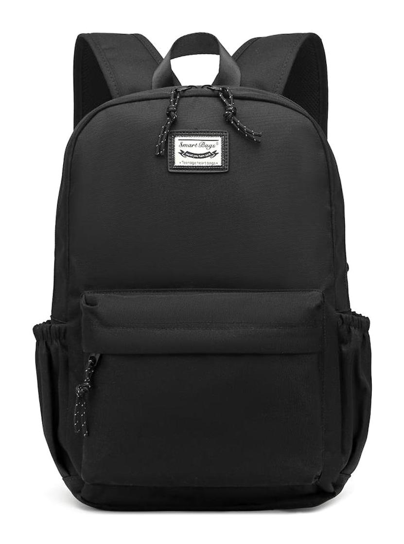 Smart Bags 3157 Çok Gözlü Siyah Lise-Üniversite Unisex Sırt Çantası