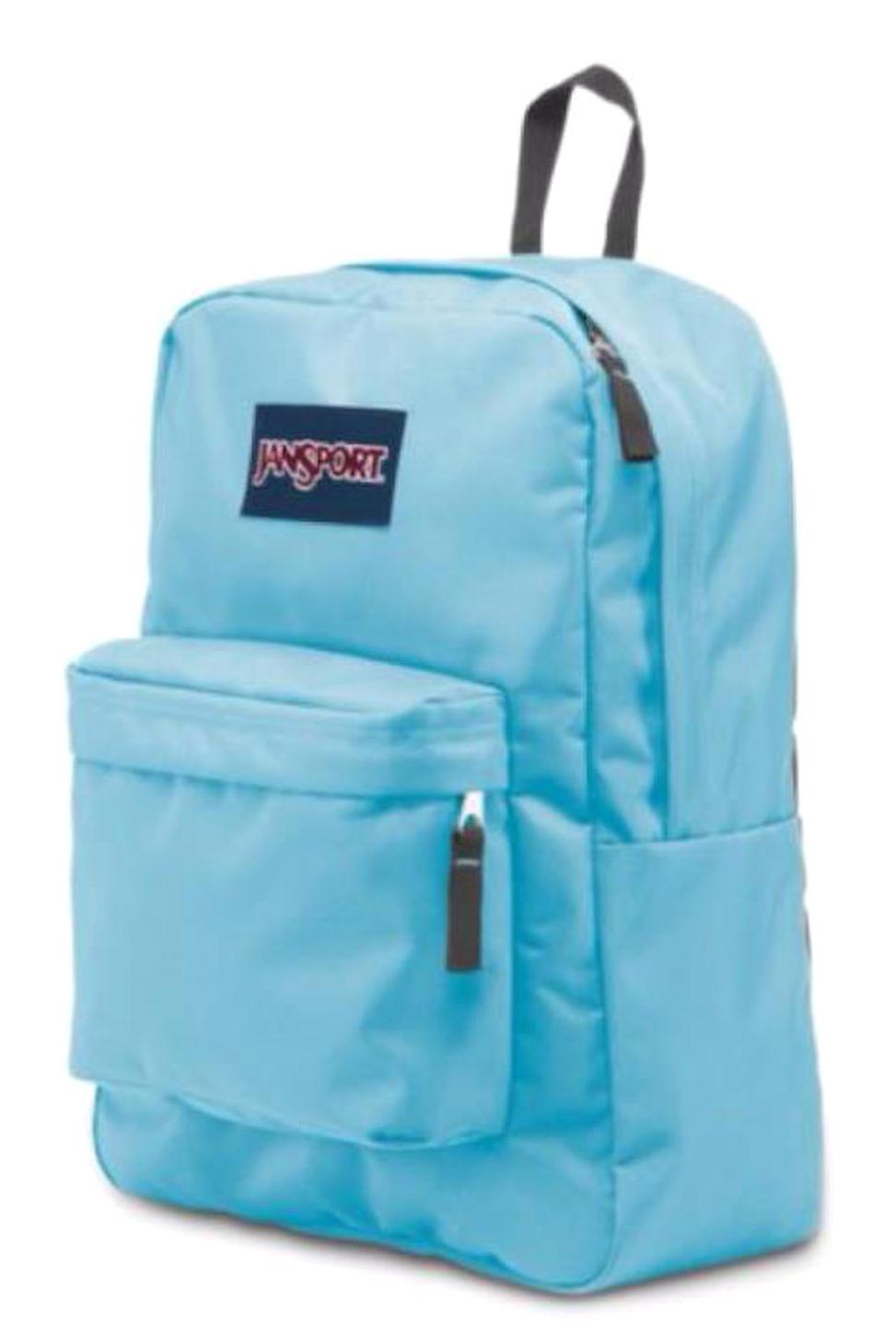 Jansport Superbreak 2 Gözlü Turkuaz Lise-Üniversite Kadın Sırt Çantası