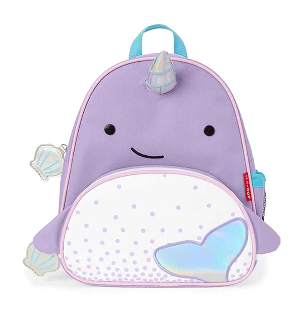 Skip Hop Zoo Narwhal 2 Gözlü Mor Anaokulu Kız Çocuk Sırt Çantası