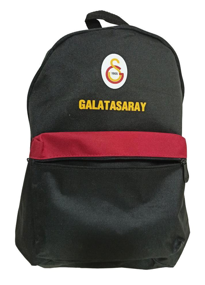 Hakan Çanta Galatasaray Su Geçirmez 2 Gözlü Siyah İlkokul Erkek Sırt Çantası