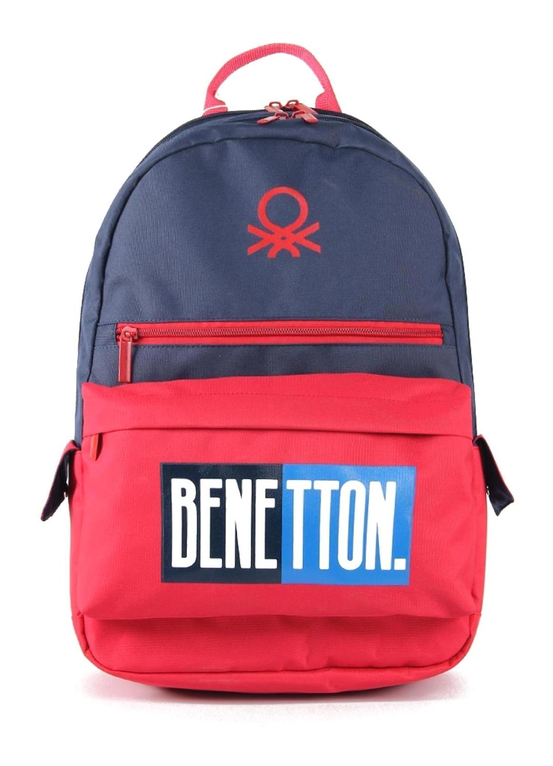 United Colors Of Benetton 03789 6 Gözlü Lacivert İlkokul Unisex Sırt Çantası