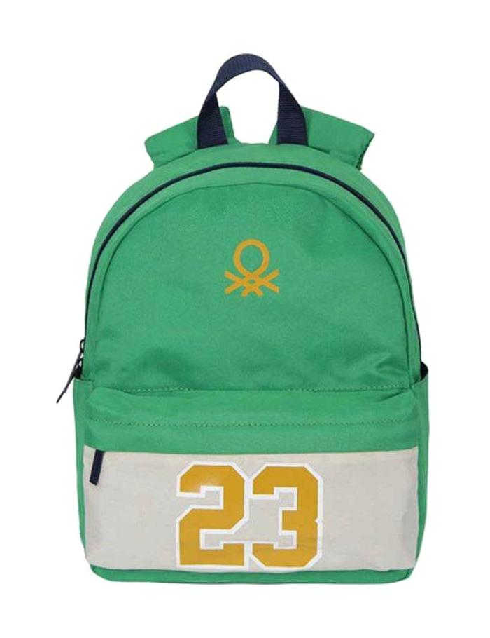 United Colors Of Benetton 70215 2 Gözlü Yeşil Lise-Üniversite Unisex Sırt Çantası