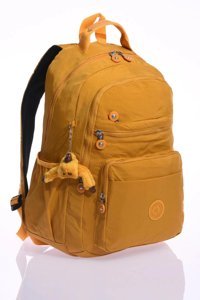Celonia 8661 Su Geçirmez 6 Gözlü Sarı Lise-Üniversite Unisex Sırt Çantası