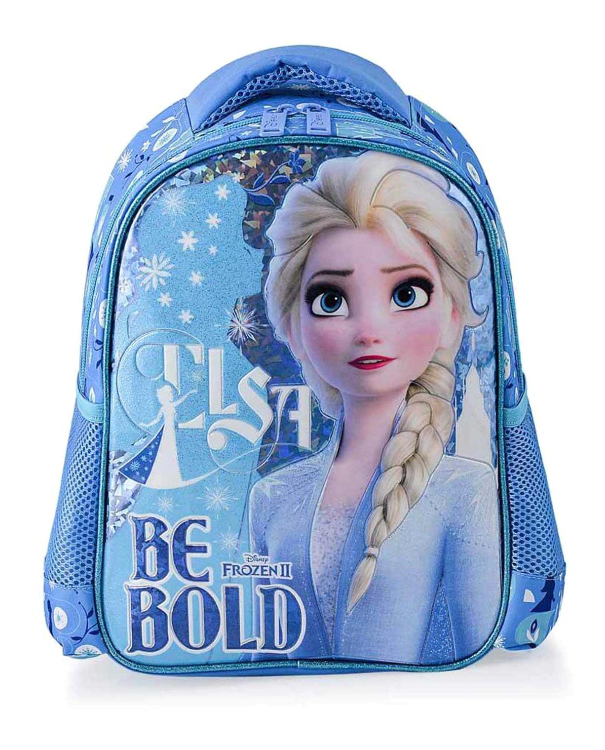 Frocx OTTO-48413 Elsa Frozen Su Geçirmez Tek Gözlü Mavi Anaokulu Kız Çocuk Sırt Çantası