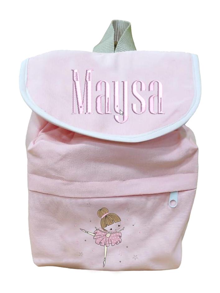 Sister Home Design Maysa 2 Gözlü Açık Pembe Anaokulu Kız Çocuk Sırt Çantası