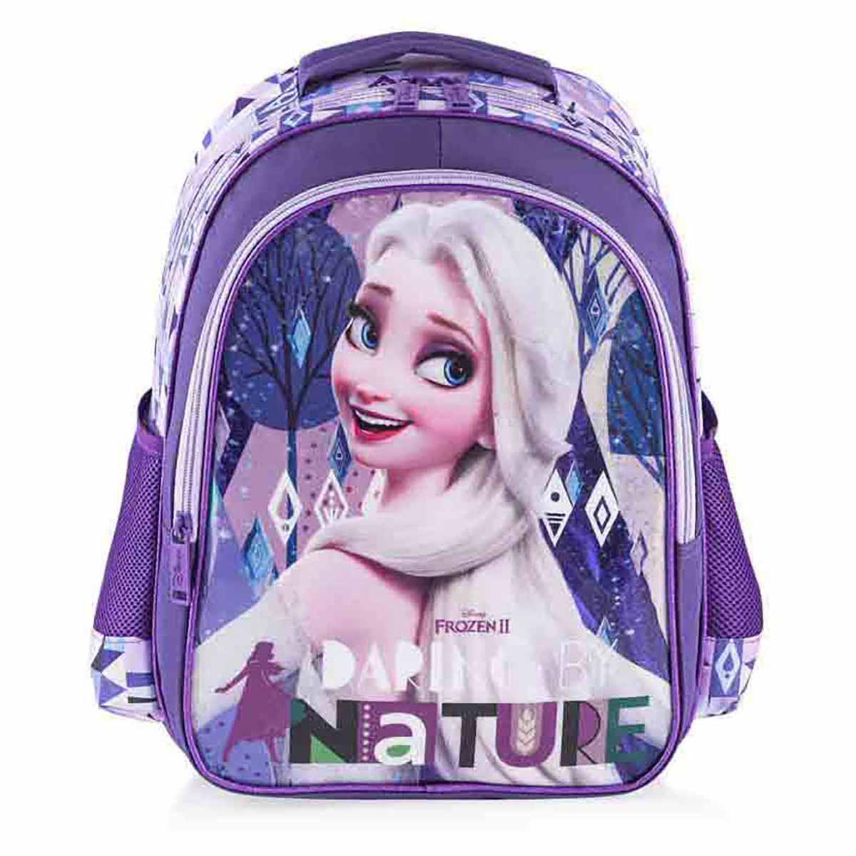 Frocx Due Daring By Nature Elsa Frozen 2 Gözlü Mor İlkokul Kız Çocuk Sırt Çantası