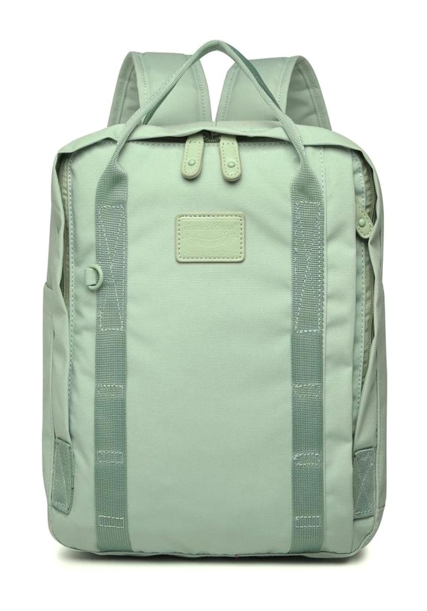 Smart Bags 3190 Su Geçirmez 2 Gözlü Açık Yeşil Lise-Üniversite Unisex Sırt Çantası
