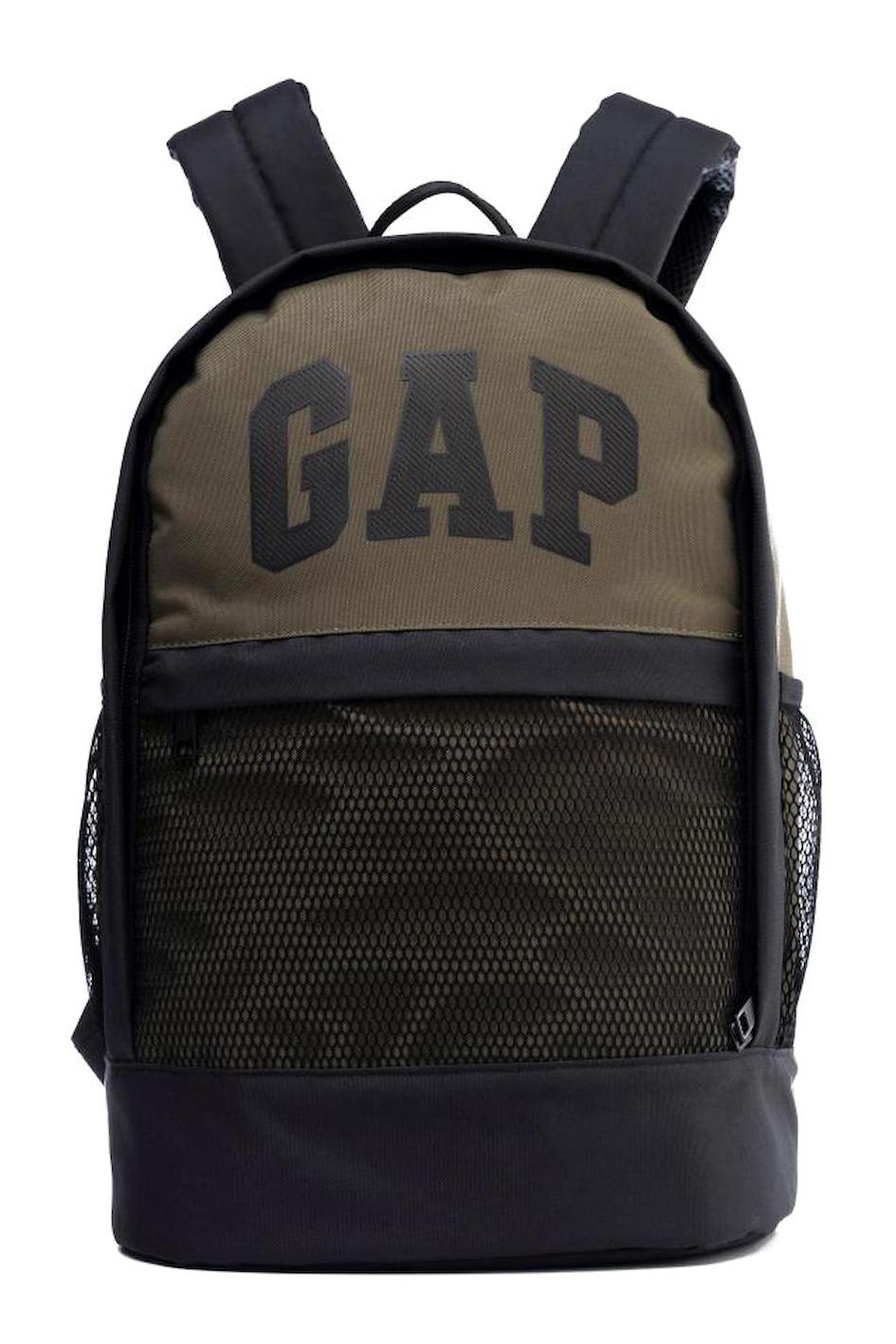 Gap 3 Gözlü Haki Lise-Üniversite Unisex Sırt Çantası