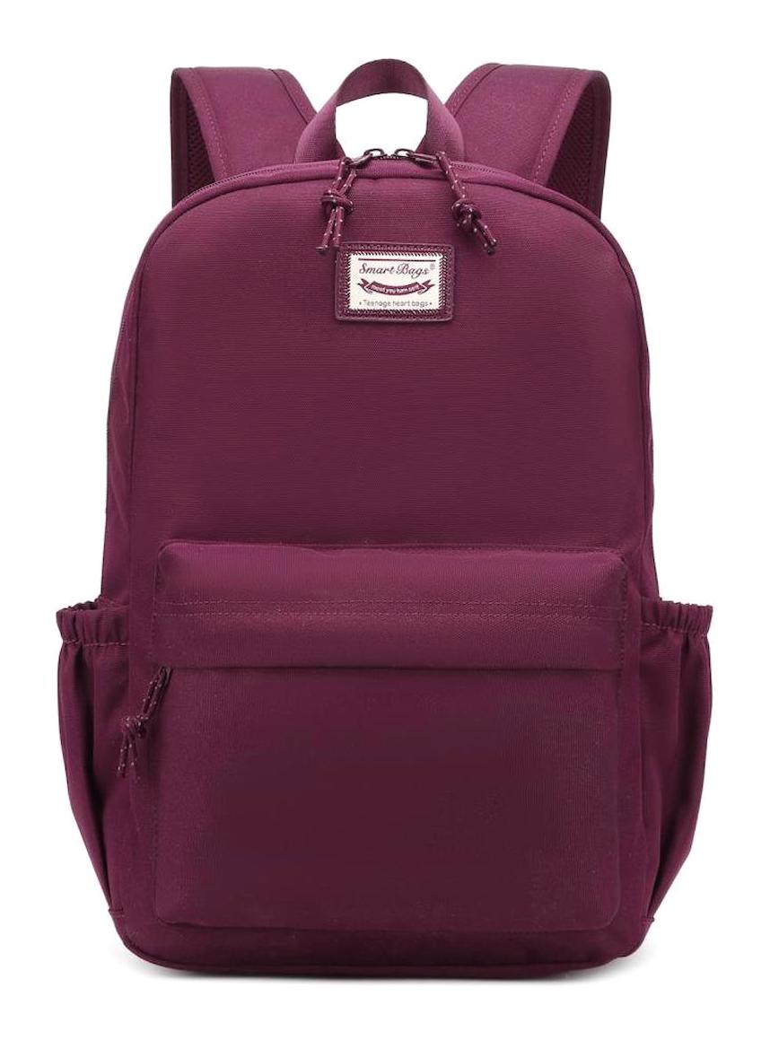 Smart Bags 3157 Çok Gözlü Bordo Lise-Üniversite Unisex Sırt Çantası