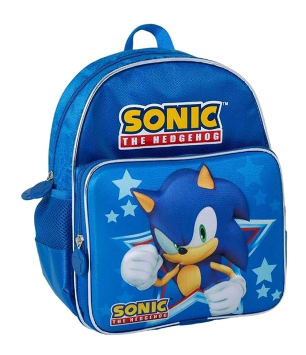 Wiggle 3205 Sonic 2 Gözlü Mavi Anaokulu Erkek Sırt Çantası