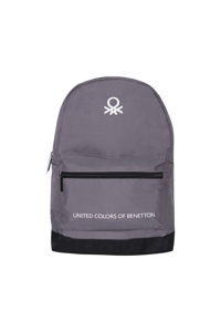 United Colors Of Benetton 70417 4 Gözlü Gri İlkokul Unisex Sırt Çantası