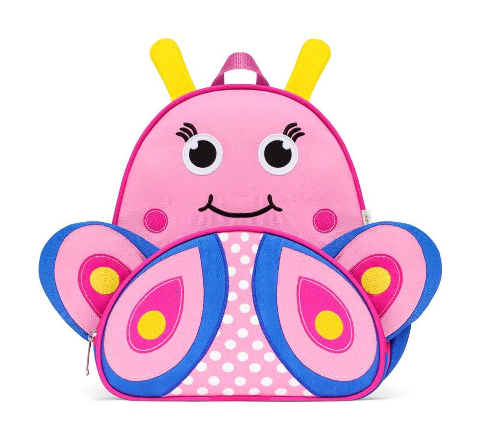 Zoozy Kelebek Hayvan 2 Gözlü Pembe Anaokulu Kız Çocuk Sırt Çantası