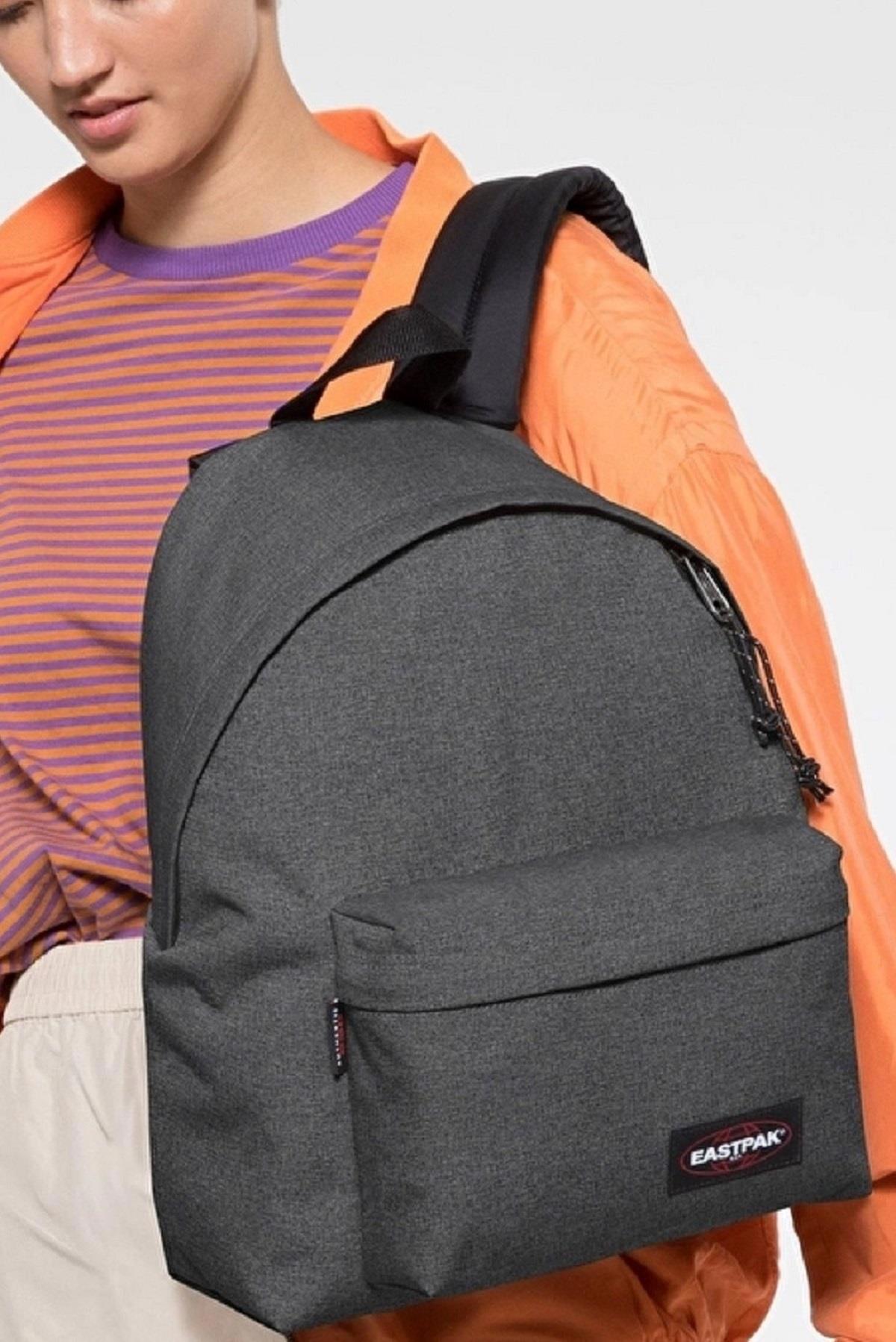 Eastpak 77H 2 Gözlü Füme Lise-Üniversite Unisex Sırt Çantası