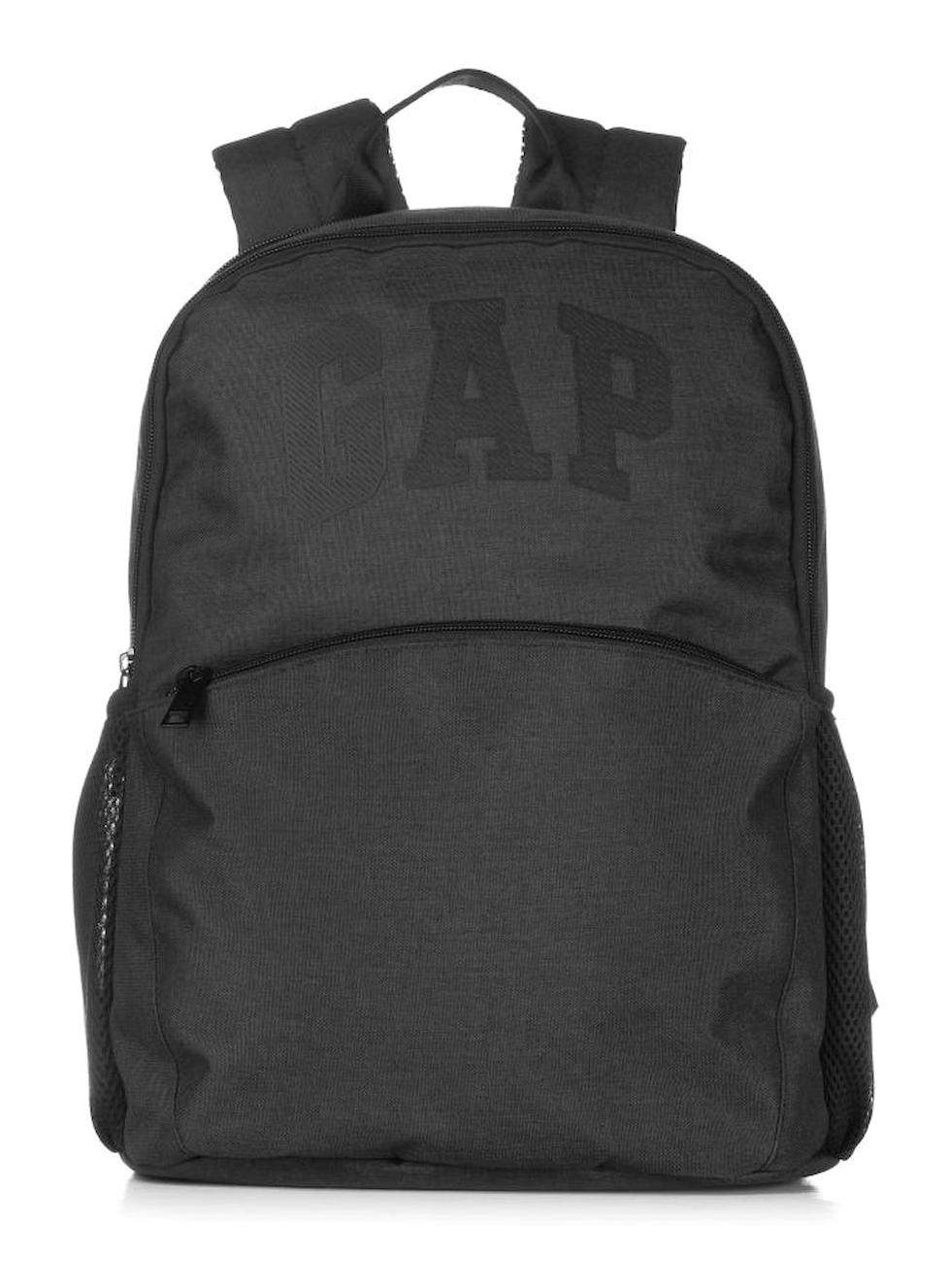 Gap 3 Gözlü Siyah Lise-Üniversite Unisex Sırt Çantası