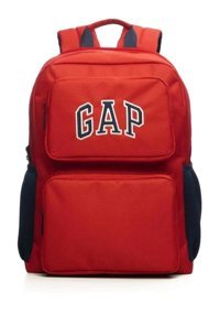 Gap 03388 Su Geçirmez 3 Gözlü Kırmızı Lise-Üniversite Unisex Sırt Çantası