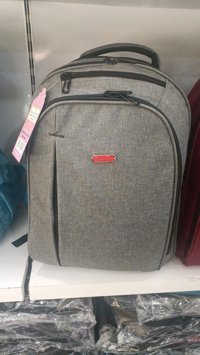 SYG 8040 Su Geçirmez 5 Gözlü Gri Lise-Üniversite Unisex Sırt Çantası