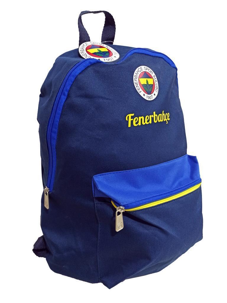 Hakan Çanta Fenerbahçe Su Geçirmez 2 Gözlü Lacivert Lise-Üniversite Unisex Sırt Çantası