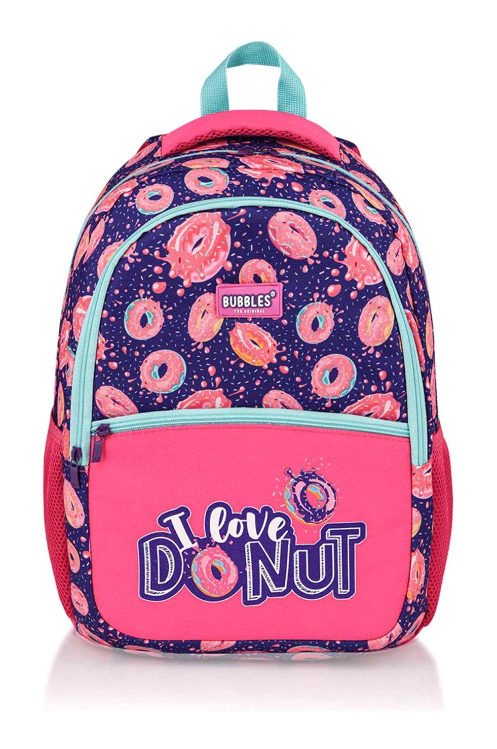 Bubbles Bag BB-134 Donut 3 Gözlü Çok Renkli İlkokul Unisex Sırt Çantası