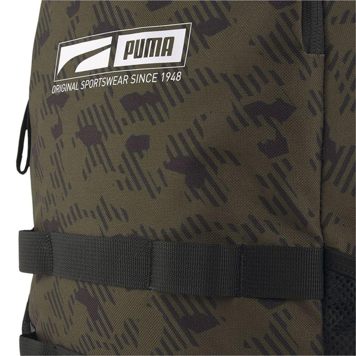Puma 078872 Kamuflaj 2 Gözlü Siyah Lise-Üniversite Unisex Sırt Çantası