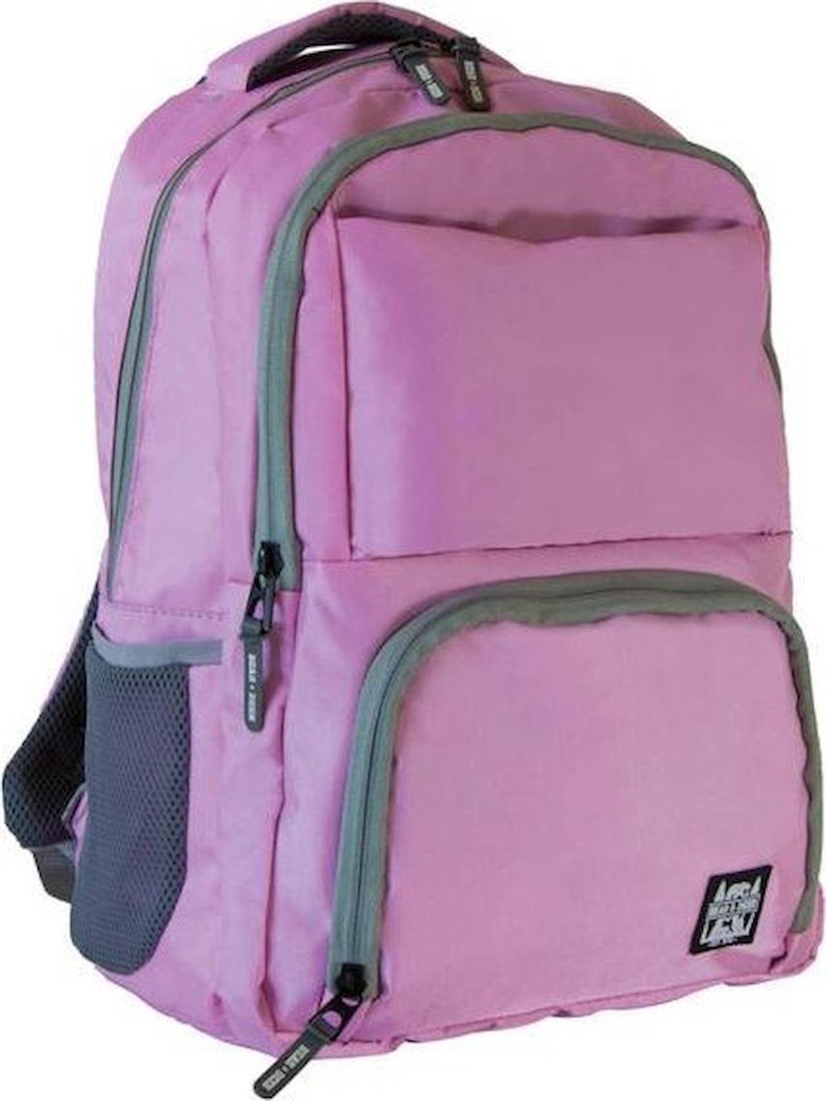 Bear & Deer CN0032 6 Gözlü Pembe Lise-Üniversite Kadın Sırt Çantası