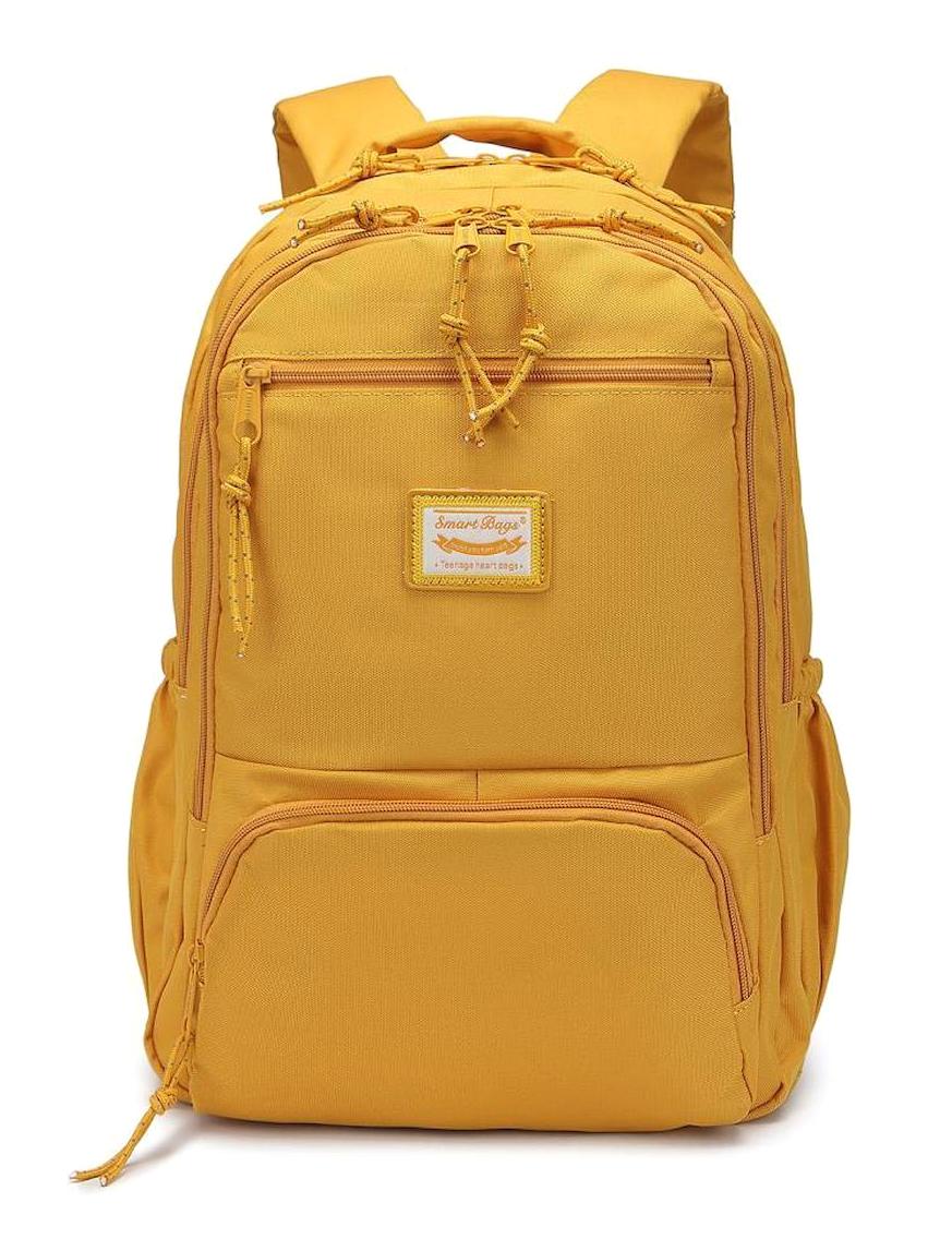 Smart Bags 3196 Çok Gözlü Sarı Lise-Üniversite Unisex Sırt Çantası
