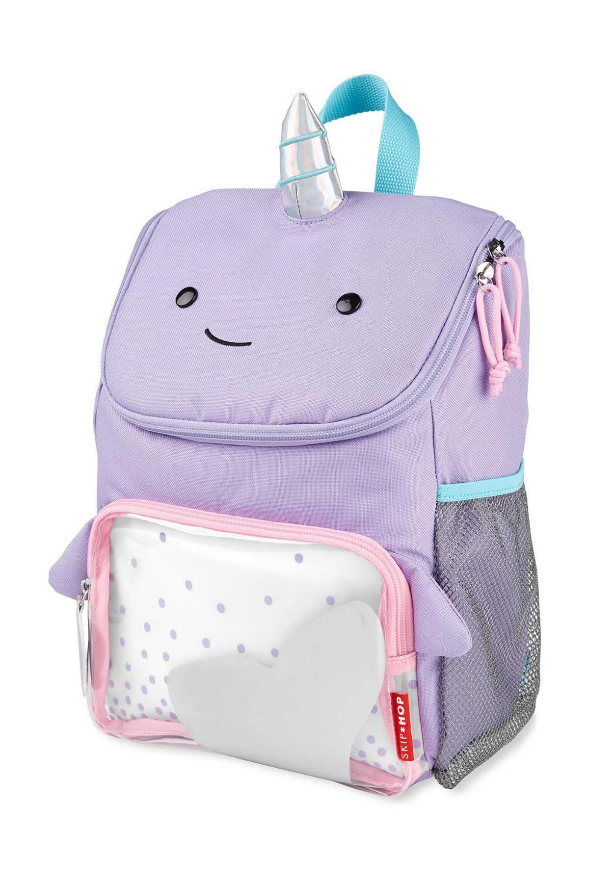 Skip Hop Unicorn Hayvan 2 Gözlü Lila İlkokul Kız Çocuk Sırt Çantası