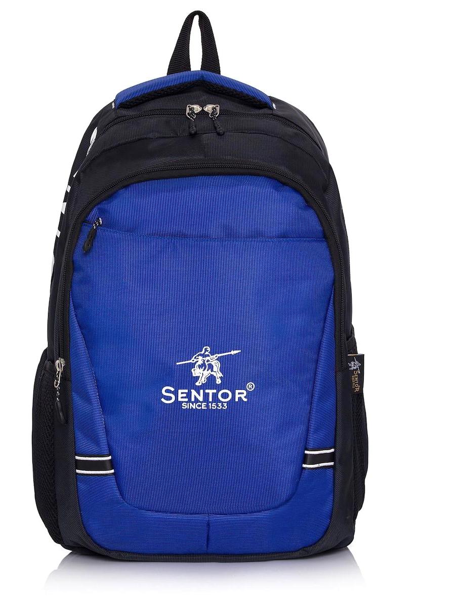 Sentor SN-50009 3 Gözlü Mavi Lise-Üniversite Unisex Sırt Çantası