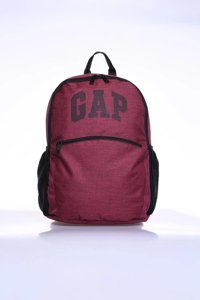 Gap 03441 Su Geçirmez 2 Gözlü Bordo Lise-Üniversite Unisex Sırt Çantası