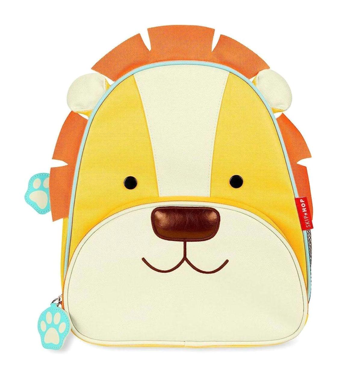 Skip Hop Zoo Aslan Hayvan 2 Gözlü Sarı Anaokulu Erkek Sırt Çantası