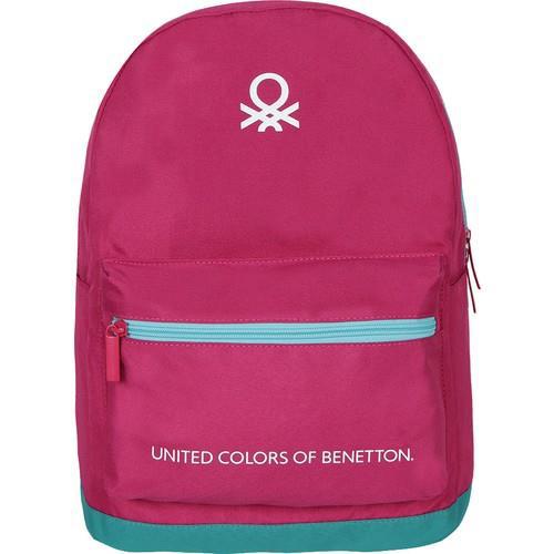 United Colors Of Benetton 70407 4 Gözlü Pembe İlkokul Unisex Sırt Çantası