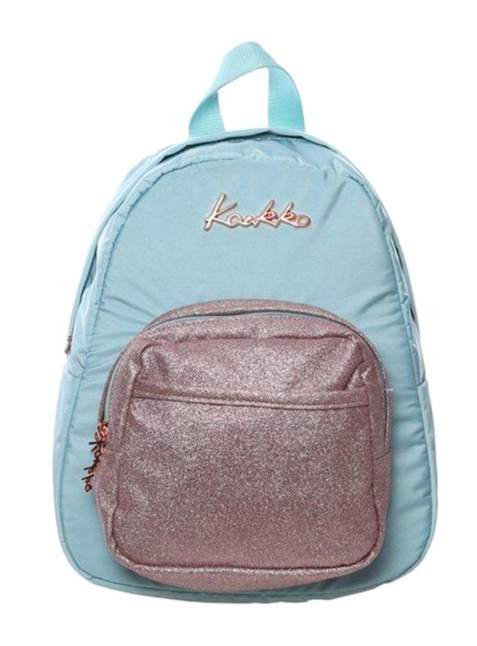 Kaukko K1279 Oceon 3 Gözlü Turkuaz İlkokul Kız Çocuk Sırt Çantası