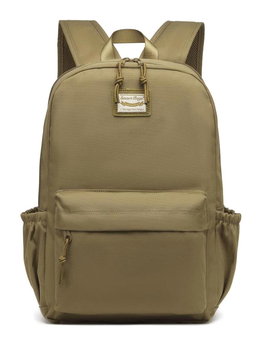 Smart Bags 3157 Çok Gözlü Kahverengi Lise-Üniversite Kız Çocuk Sırt Çantası