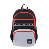 Panther PT-4210 Yazılı Su Geçirmez 4 Gözlü Siyah Lise-Üniversite Unisex Sırt Çantası