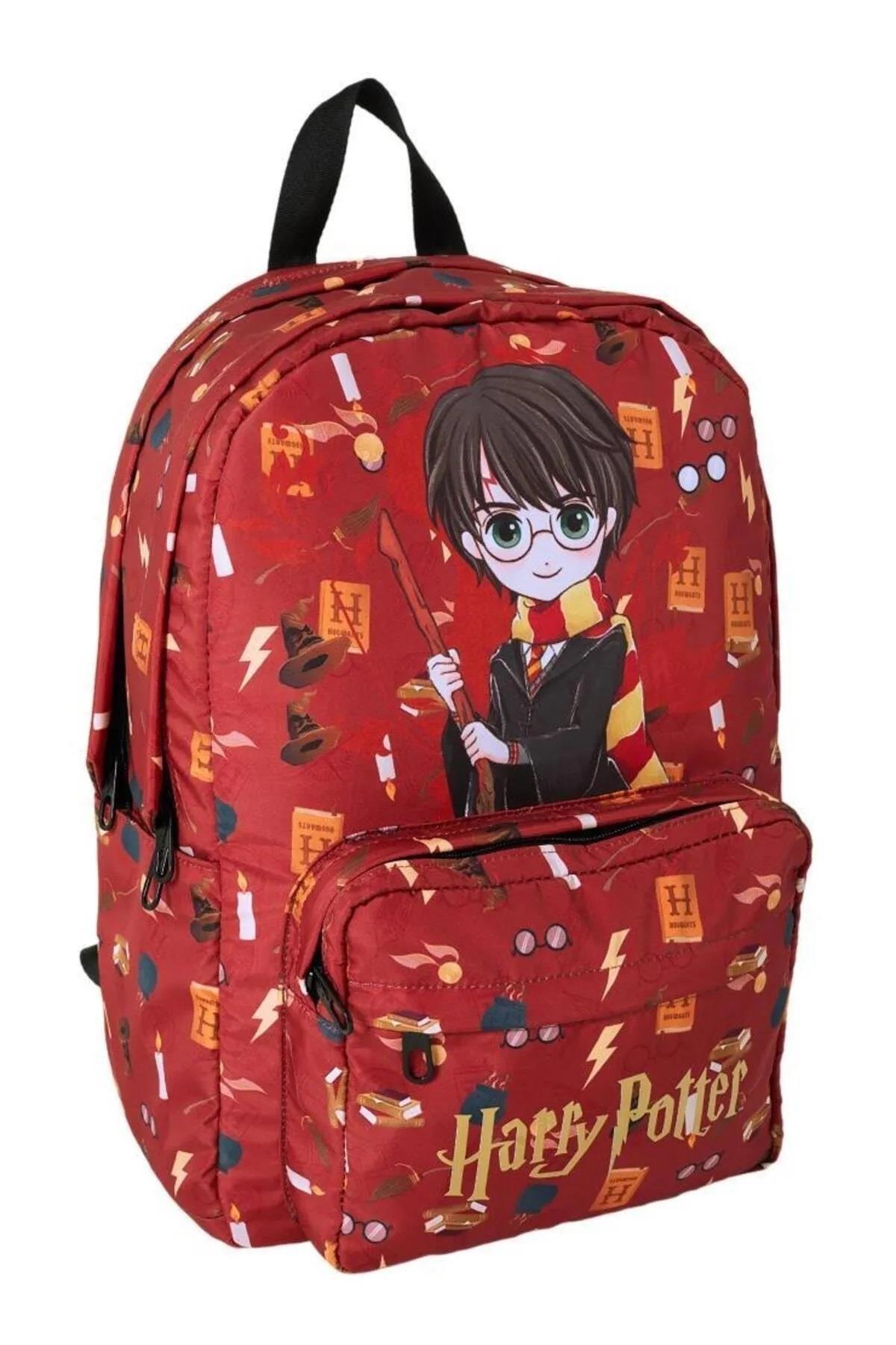 ModaOnn Harry Potter 4 Gözlü Kırmızı İlkokul Unisex Sırt Çantası